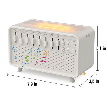Umidificatore a Luce e Natura 3-in-1