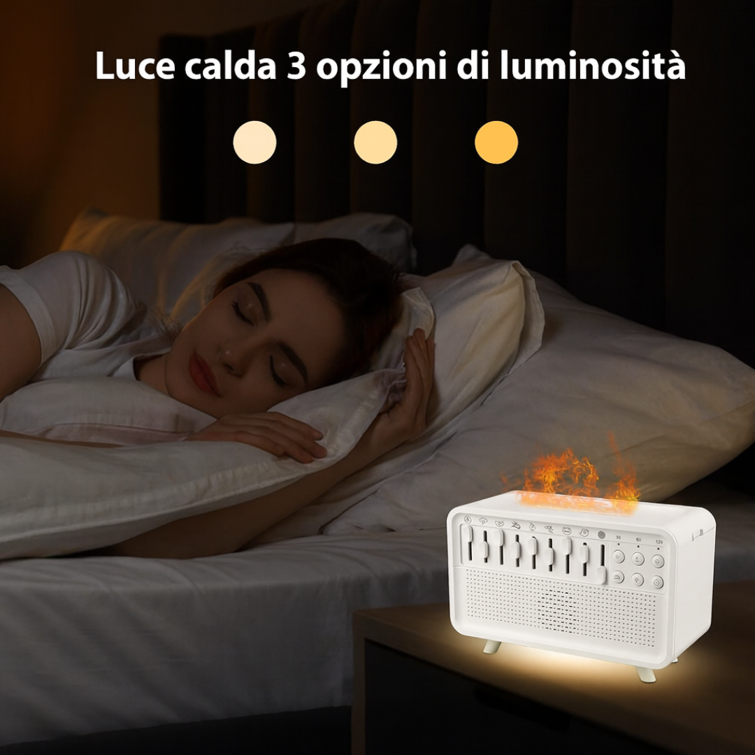 Umidificatore a Luce e Natura 3-in-1