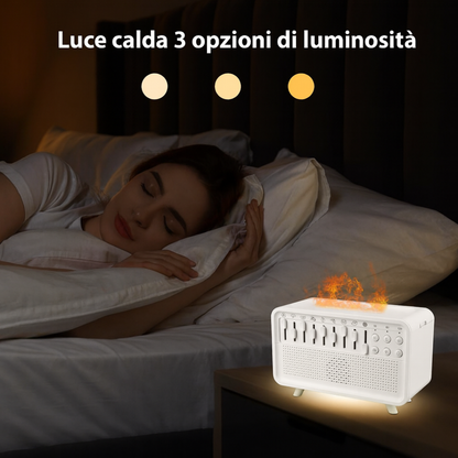 Umidificatore a Luce e Natura 3-in-1